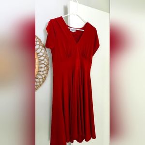 Karina Carolyn Dress - crimson - M/L